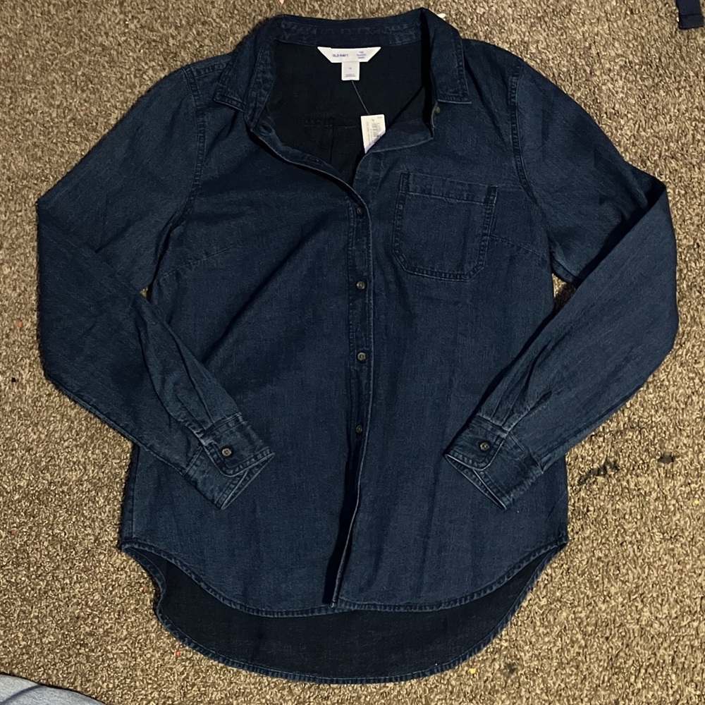 Old Navy Classic Dark Blue Shirt